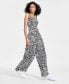 Women's Pleated Wide-Leg Smocked-Waist Pants, Created for Macy's Sam Zebra D, M - фото #3