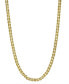 ფოტო #1 პროდუქტის Double Row Twisted Heart Link, 18" Necklace in 14k Yellow Gold