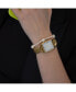 ფოტო #3 პროდუქტის 18K Gold Plated Mixed Large & Small Freshwater Pearl - Kylie Bracelet 8" For Women