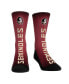 Фото #1 товара Men's and Women's Socks Florida State Seminoles Mascot Pump Up Crew Socks