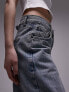 Фото #4 товара Topshop Petite cinch back jean in dirty bleach