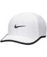 Фото #1 товара Youth Boys and Girls White Featherlight Club Performance Adjustable Hat