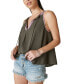 Women's Embroidered Peasant Swing Tank Top