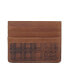 Men's Plaid Embossed Leather Card Case