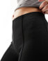 Фото #5 товара Mango flare leg trousers in black