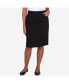 Фото #1 товара Petite Classic Stretch Knee Length Skirt