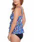 Фото #3 товара Women's Printed Tiered Fauxkini One-Piece Swimsuit, Created for Macy's