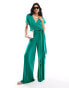 Фото #3 товара Style Cheat multiway wide leg jumpsuit in blue