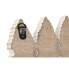 Фото #2 товара Вешалка настенная Home ESPRIT Лист белая чёрная из металла и древесины манго 41 x 6,5 x 16,5 см