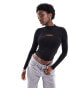 Фото #1 товара Cotton On black crop top shrug overlay top