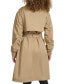 ფოტო #3 პროდუქტის Women's Ruched-Sleeve Trench Coat