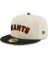 Фото #4 товара Men's White San Francisco Giants Corduroy Classic 59FIFTY Fitted Hat