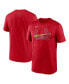 Фото #1 товара Men's Red St. Louis Cardinals Fuse Legend T-shirt