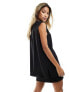 River Island longline waistcoat in black 34 - фото #7