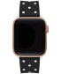 ფოტო #1 პროდუქტის Black Polka Dot Silicone 38, 40mm Band for Apple Watch
