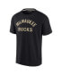 Фото #3 товара Men's and Women's Black Milwaukee Bucks Super Soft T-shirt