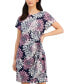 Фото #4 товара Women's Floral-Print Sheath Dress