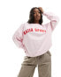 Фото #1 товара Kaiia sport logo sweatshirt in baby pink