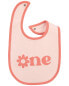 Baby 1st Birthday Teething Bib One Size