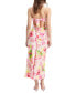 Фото #2 товара Women's Malinda Floral-Print Sleeveless Slip Dress