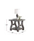 Фото #5 товара End Table With Open Shelf In Silver