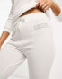 New Look 'Bride' joggers in white