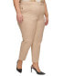 Фото #3 товара Брюки женские Calvin Klein Straight-Leg Plus Size