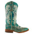 Фото #1 товара Ferrini Southern Charm Embroidered Square Toe Cowboy Womens Size 9 B Dress Boot