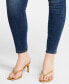 Фото #4 товара Women's Curvy Mid Rise Skinny Jeans, Created for Macy's