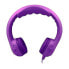 HamiltonBuhl Flex-Phones Single Construction Foam Headphones, Purple