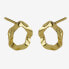 Minimalist gold-plated earrings Essence A4633-DT