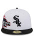 Men's White/Black Chicago White Sox Major Sidepatch 59FIFTY Fitted Hat