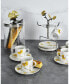 Butterfly Ginkgo 9 Piece Demitasse Cups and Stand Set