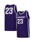 Men's #23 Purple Kansas State Wildcats Replica Basketball Jersey