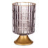Фото #1 товара Светодиодный фонарь Металл Серый Позолоченный Cтекло (10,7 x 18 x 10,7 cm)