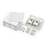 Wall socket 2xRJ45 - white