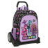 Фото #1 товара Школьный рюкзак с колесиками Monster High Creep Чёрный 33 x 42 x 14 cm