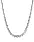 ფოტო #3 პროდუქტის Lab Grown Diamond Graduated 16-1/2" Collar Necklace (15 ct. t.w.) in 14K White Gold or 14k Yellow Gold