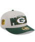 ფოტო #1 პროდუქტის Men's Stone, Green Green Bay Packers 2023 NFL Draft Low Profile 59FIFTY Fitted Hat