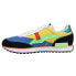 Фото #3 товара Puma Future Rider Twofold Pop Lace Up Mens Blue Sneakers Casual Shoes 382043-02