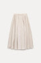 Zw collection skirt with scalloped waistband