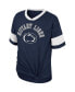 ფოტო #3 პროდუქტის Big Girls Navy Penn State Nittany Lions Tomika Tie-Front V-Neck T-shirt