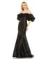 ფოტო #1 პროდუქტის Women's Sweetheart Off The Shoulder Puff Sleeve Gown