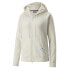 Puma Bmw Mms Hooded Full Zip Sweat Jacket Womens White Casual Athletic Outerwear