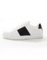 River Island stripe trainers in white