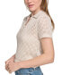 Фото #3 товара Petite Cotton Open-Stitch Polo Shirt