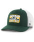 Men's Green, White Green Bay Packers Drifter Adjustable Trucker Hat