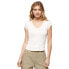 ფოტო #1 პროდუქტის SUPERDRY Essential Lace Trim short sleeve v neck T-shirt