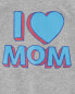 Фото #12 товара Toddler 'I Love Mom' Graphic Tee 3T