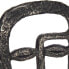 Декоративная фигура Лицо Чёрный полистоун (19,5 x 38 x 10,5 cm)
